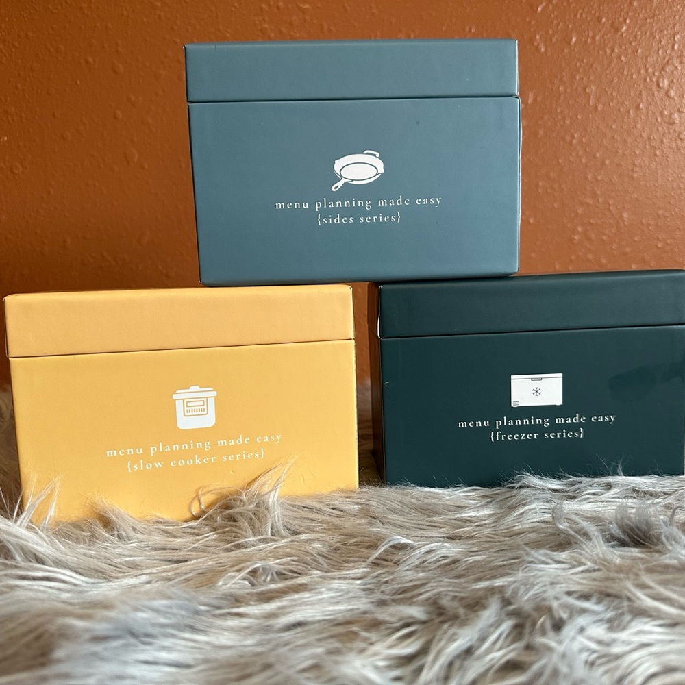 Menu Planning Made Easy Recipe Box Set